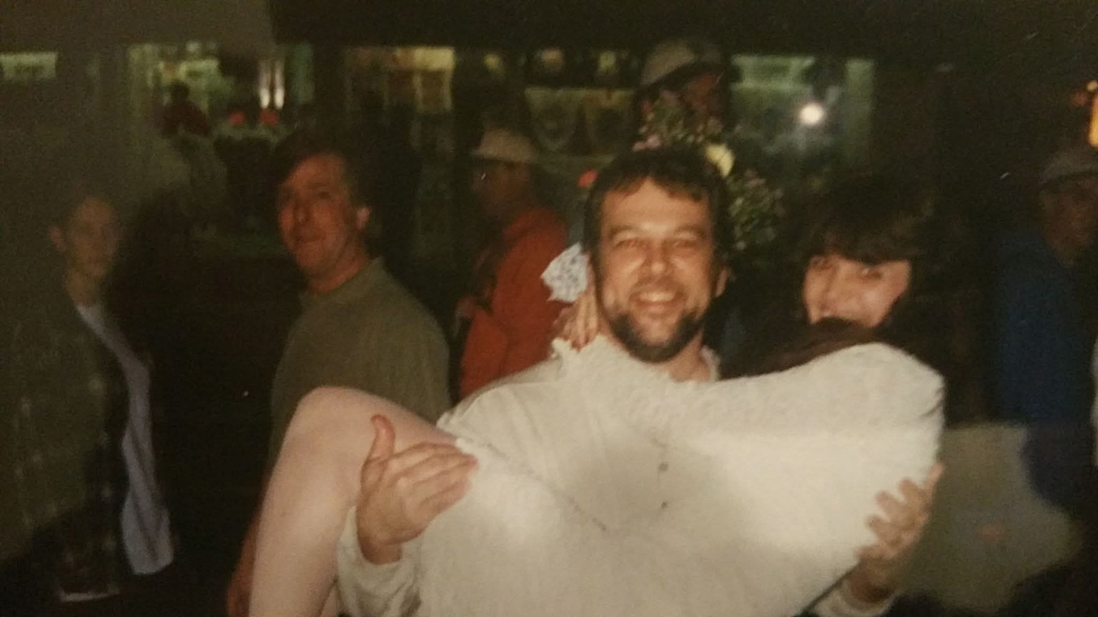 Kathi and James Pepper near the beginning of their relationship